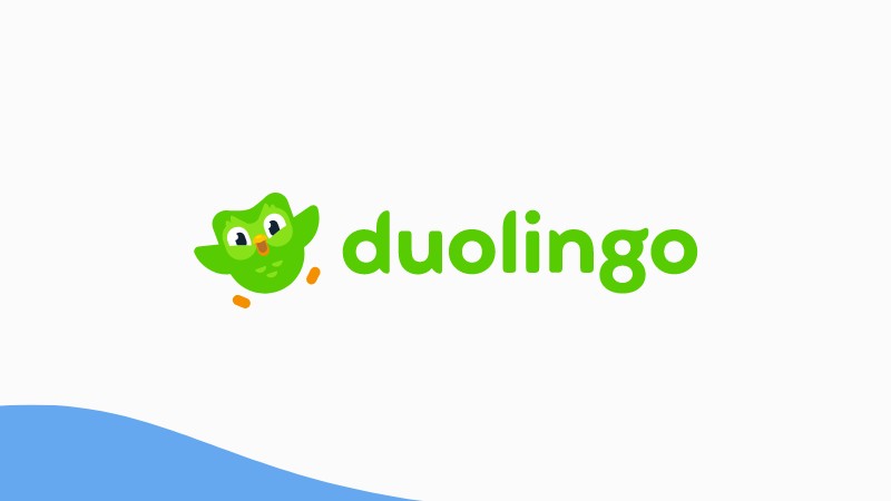 A photo of Duolingo's logo.
