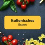 Italienisches Essen und frische Zutaten mit der Ling-App entdecken.