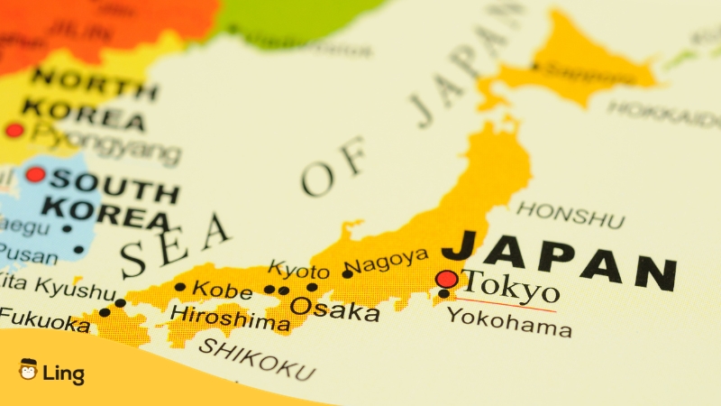 Japan geography-ling-app-map