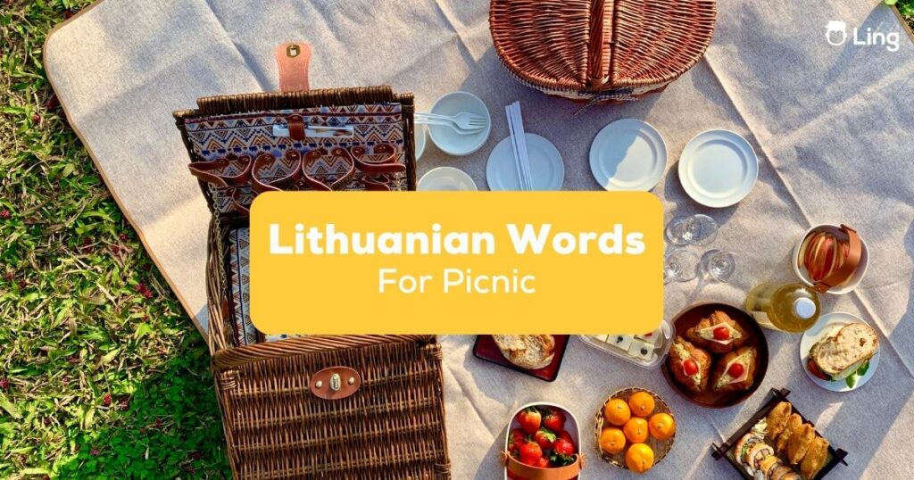 Lithuanian Words for Picnic- Featured Ling App
