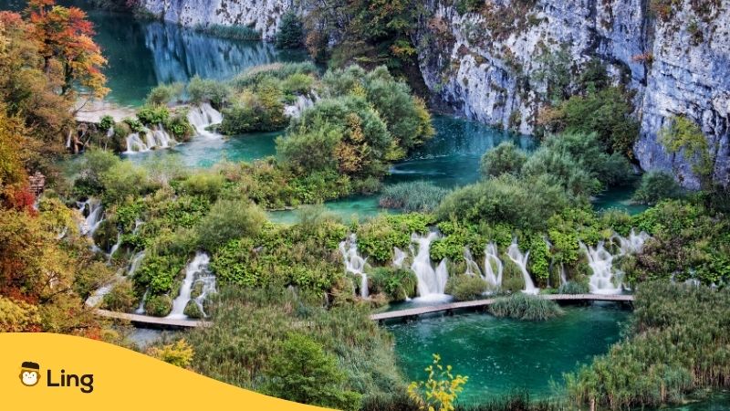 Plitvice Lakes National Park In Croatia