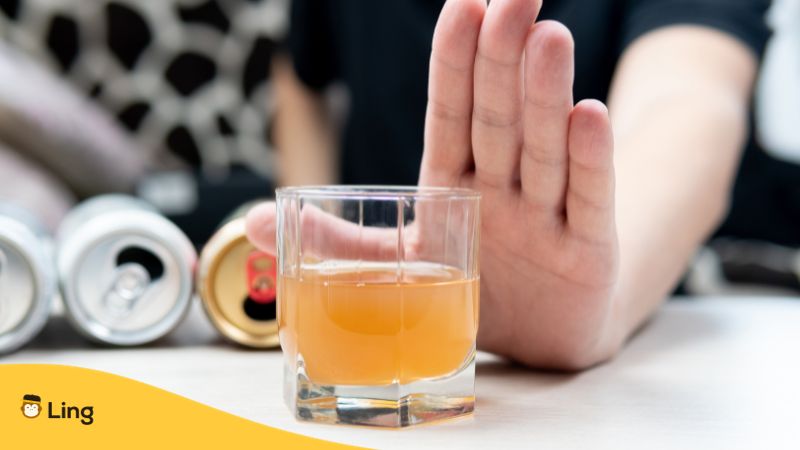 Hand Refusing A Drink