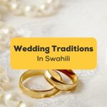 Swahili wedding traditions - A photo of a golden wedding ring