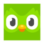 best apps to learn Latin - A photo of Duolingo logo