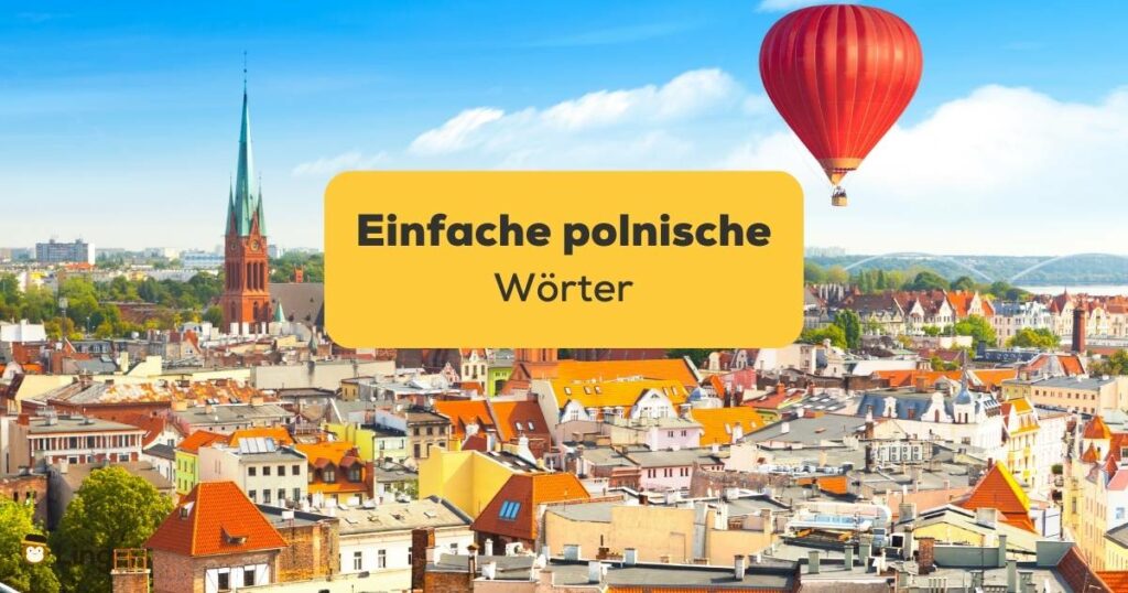 Luftaufnahme von historischen Gebäuden und Dächern in der mittelalterlichen polnischen Stadt Torun. Lerne einfache polnische Wörter mit der Ling-App für deine nächste Reise.