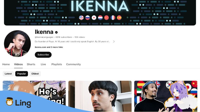 Ikenna-Language Learning Influencers For Gen Z-Ling