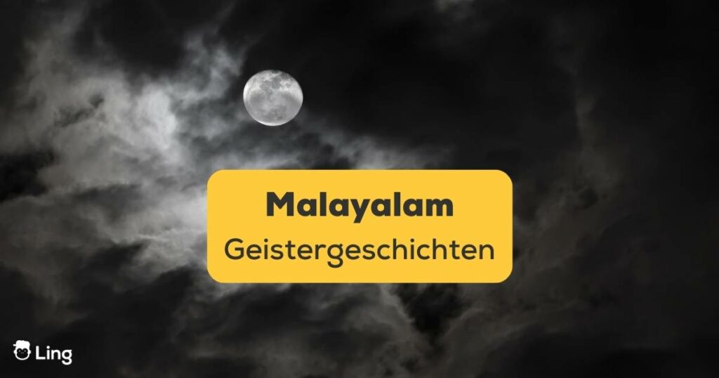 Gruseliger Himmel bei Nacht. Entdecke Malayalam Geistergeschichten mit der Ling-App.