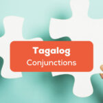 Tagalog Conjunctions - A photo of two pieces of a puzzle