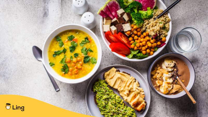 Gesundes veganes Essen. Leitfaden für Vegetarier auf den Philippinen: #1 hilfreicher Leitfaden für Touristen mit der Ling-App.
