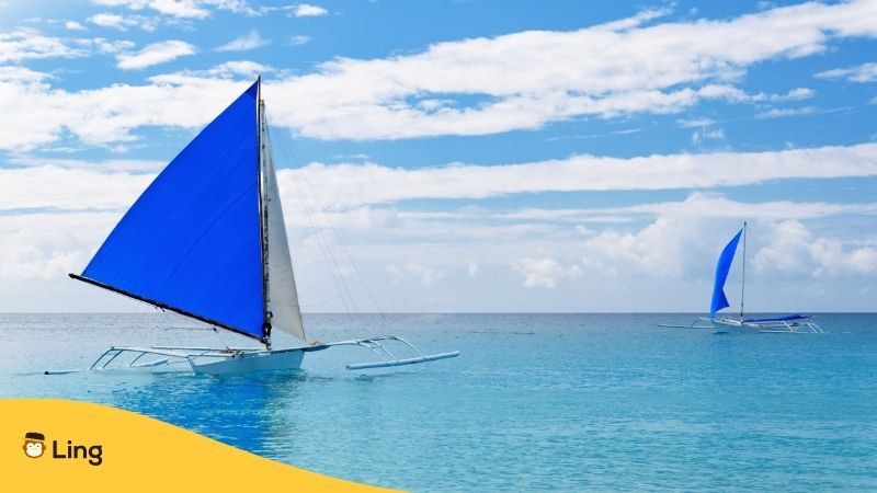 Boracay Tourist Activities - Paraw sailing