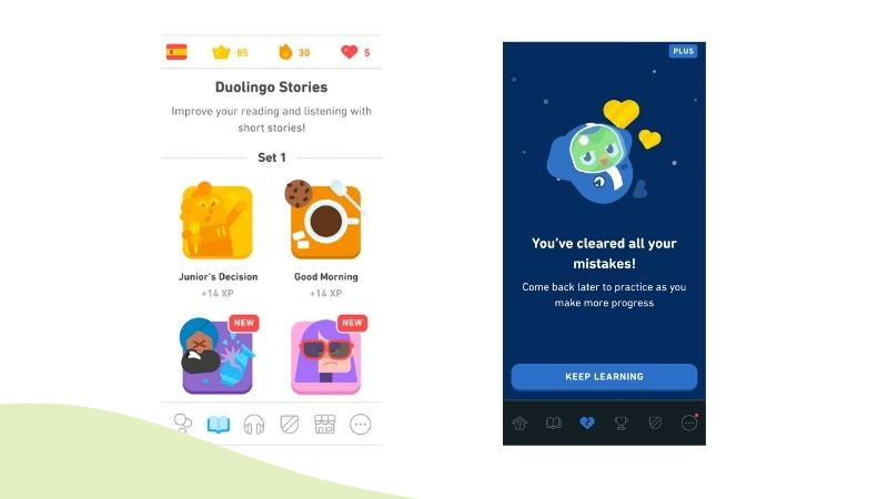 Duolingo review bite sized duolingo stories