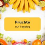 Verschiedene exotische Früchte auf Tagalog mithilfe von der Ling-App