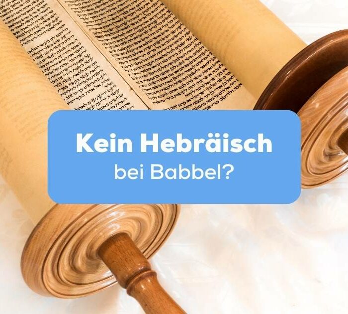 Jüdisch-hebräische handgeschriebene Thora-Rolle, in der Synagoge. Kein Hebräisch bei Babbel? Entdecke die 2 besten Alternativen für 2024!