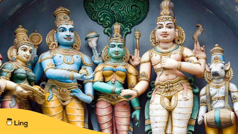 Hindu-Gottheiten - Tamil Nadu - Indien. Entdecke Tamil Mythen und Volksmärchen mit unserem faszinierenden Leitfaden über mythische Traditionen und das spirituelle Erbe von Tamil. 