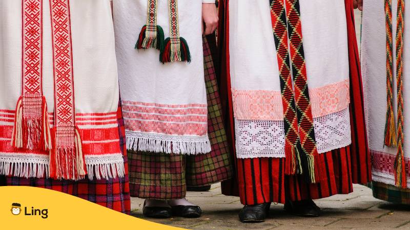 Traditionelle litauische Kleidung.
Litauischer Kalender entdecken mit der besten Liste für Veranstaltungen im Jahr 2024!
