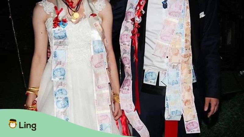 Takı Takma-Turkish Wedding Traditions-Ling