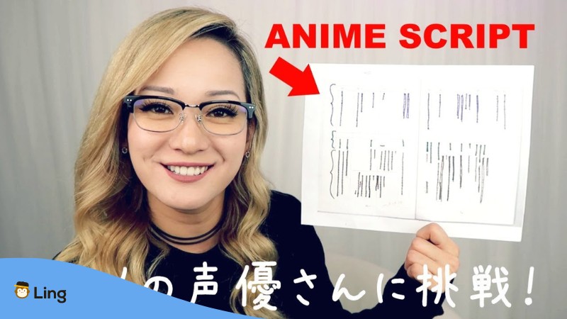 Japanese language learning channels - A photo of the YouTuber Reina Scully.