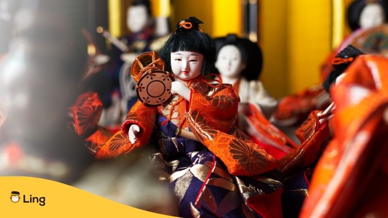 Hina doll for the Hina Matsuri Festival