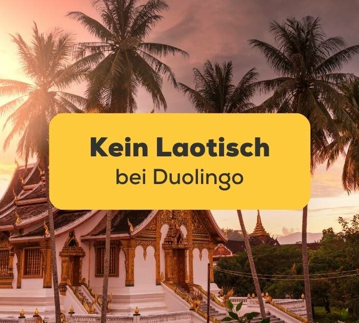 Tempel in Laos. Erfahre 4 Gründe, warum es kein Laotisch bei Duolingo gibt. Lass uns das Rätsel lösen!