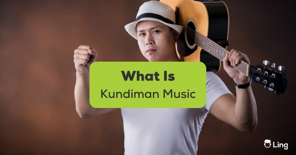 What is kundiman music - A photo of a Filipino holding a guitar.