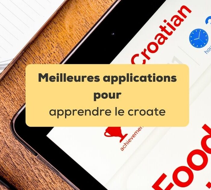 Meilleures applications pour apprendre le croate Application pour apprendre le croate sur tablette