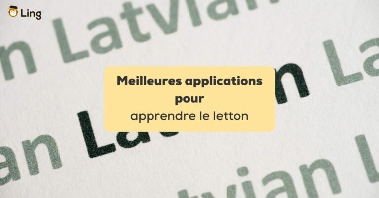 Meilleures Applications Pour Apprendre Le Letton