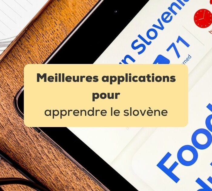 meilleures applications pour apprendre le slovène Application langue slovène sur tablette