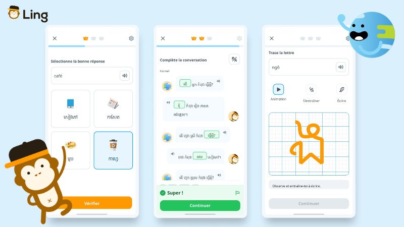 Cours De Khmer Sur L'application Ling