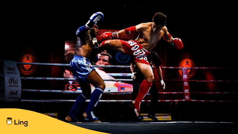 An image of a Muay Thai fight