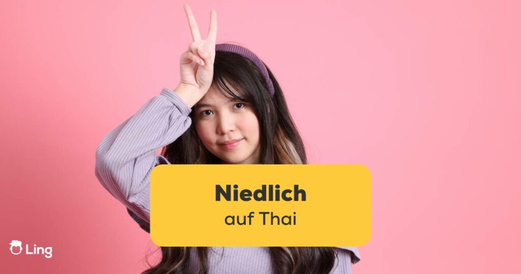Niedliche asiatische junge Frau. Entdecke 2 einfache und leichte Wege niedlich auf Thai zu sagen!