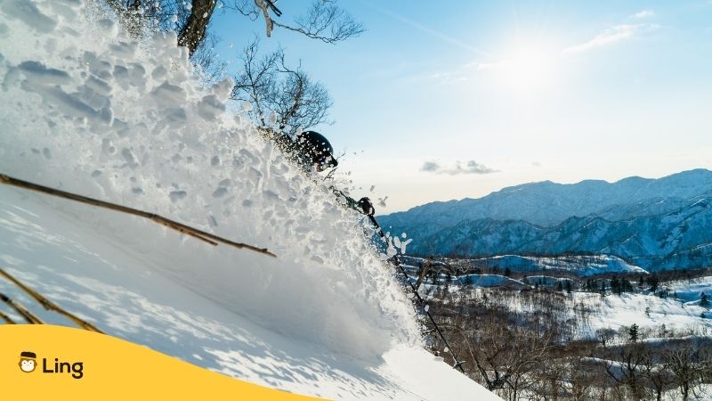 Japow or japan Powder during Ski Season In Japan