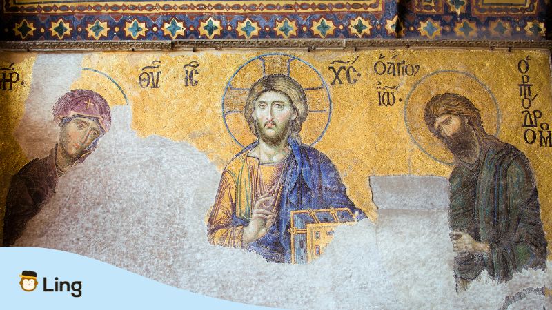 jesus mosaic-Hagia Sophia