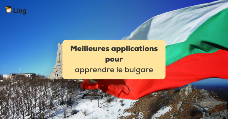 Applications Pour Apprendre Le Bulgare Drapeau Bulgare Flottant Devant Le Monument Shipka En Bulgarie