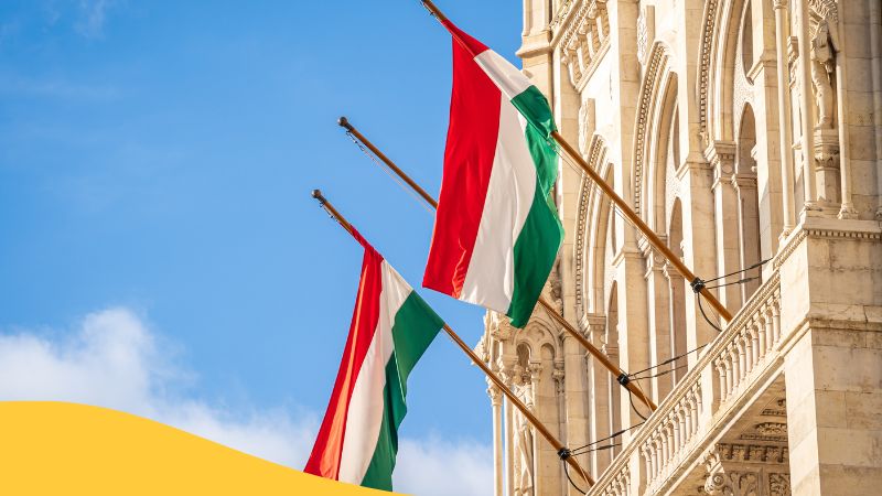 헝가리어 듀오링고 Hungarian Flag