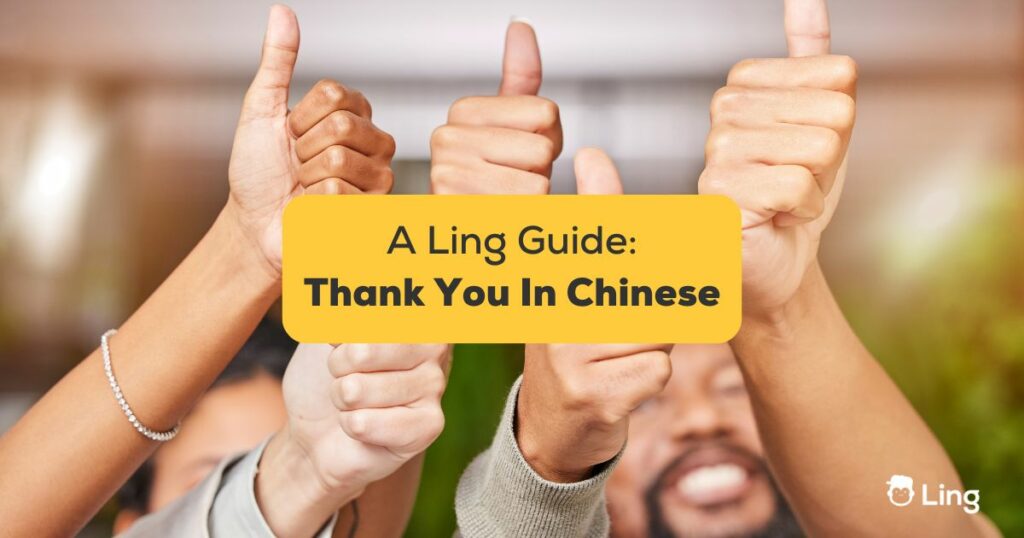 #1 Best Way To Say Thank You In Chinese