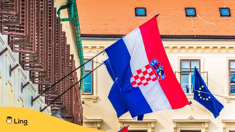 Kroatische Flagge Zagreb Kroatien.
Entdecke die Geschichte der kroatischen Sprache und ihre 5 beeindruckenden Epochen!
