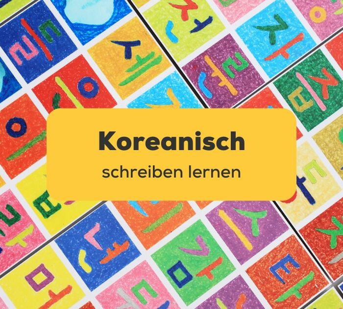 Koreanische Schrift. Mit Ling koreanisch schreiben lernen.