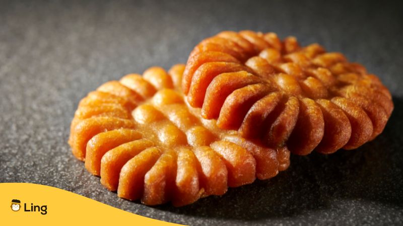 Yakgwa - Koreanische Honigkekse. Entdecke mit Ling koreanische Desserts.