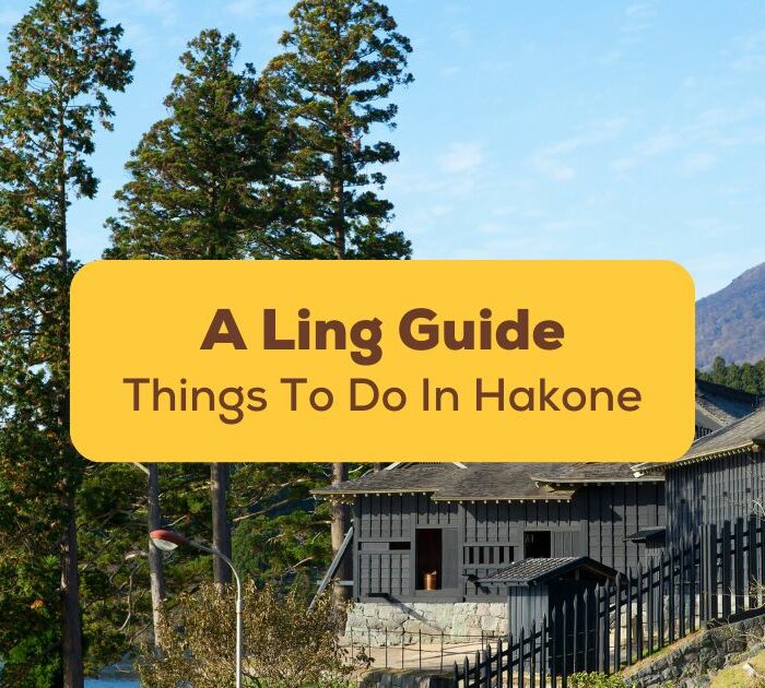 Small dwelling next to tress and water - Things to do in Hakone Ling app