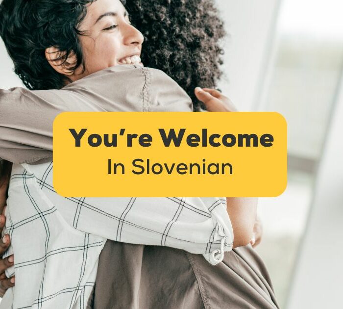 You Are Welcome In Slovenian