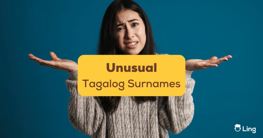 Unusual Tagalog surnames - A photo of a confused-looking woman.