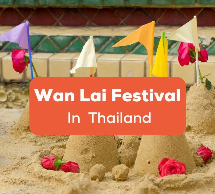 sand pagodas in wan lai festival
