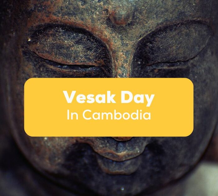 Statue closeup - Vesak day in Cambodia Ling app