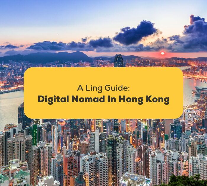 View of Hong Kong - Digital nomad in Hong Kong Ling app