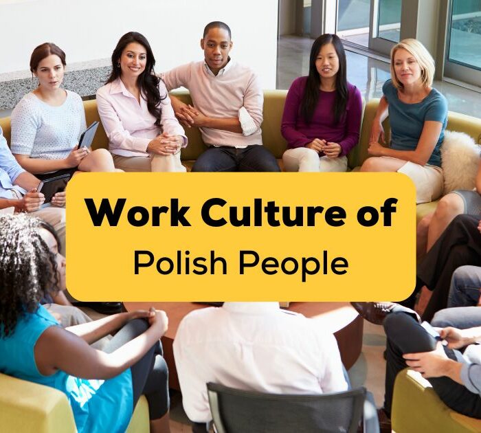 people sit in circle for work culture of polish people