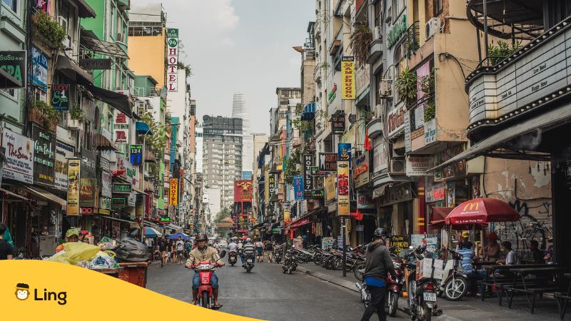 Street in Vietnam - Budget friendly travel destinations in Asia