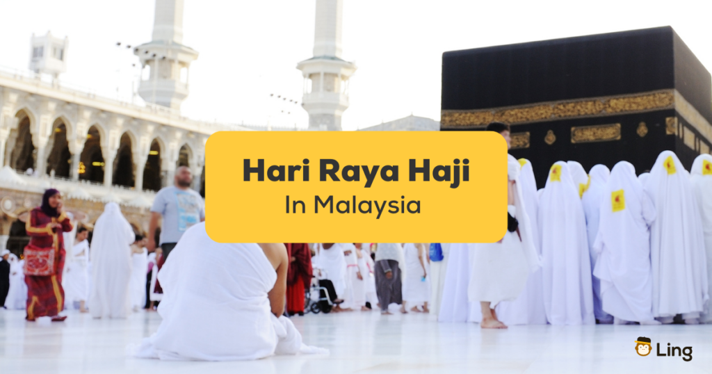 Muslim pilgrims in Mecca performing Hajj during Hari Raya Haji - Ling app