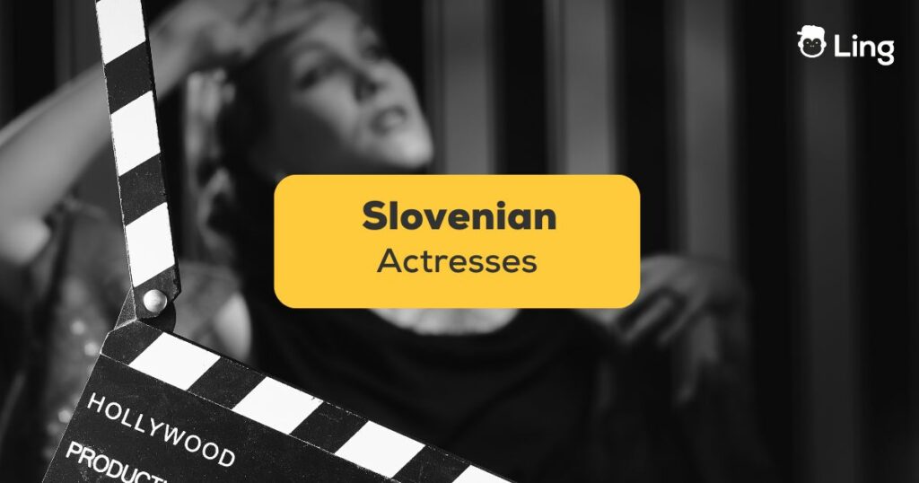 Actress and clapperboard - Slovenian Actresses Ling app