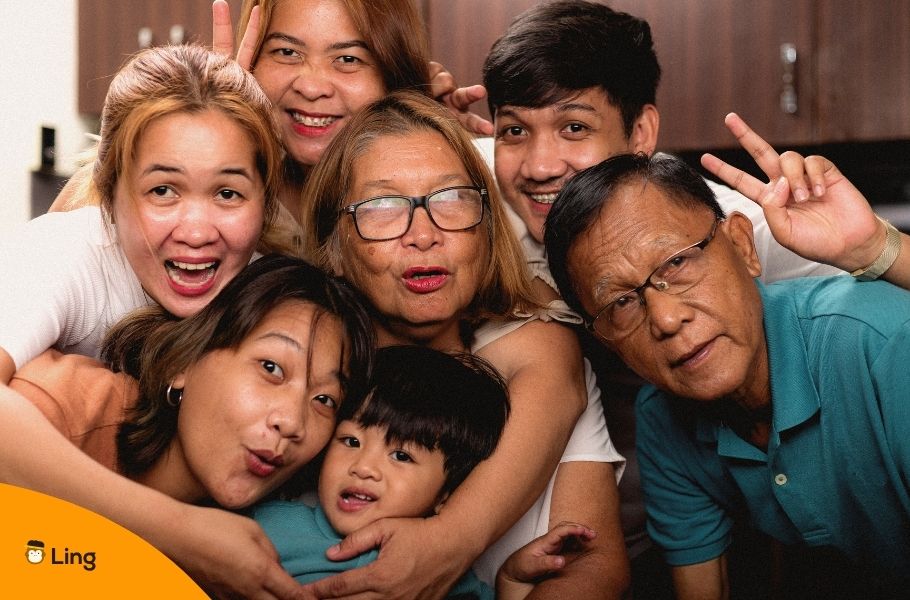 Multi-Generation Filipino Family