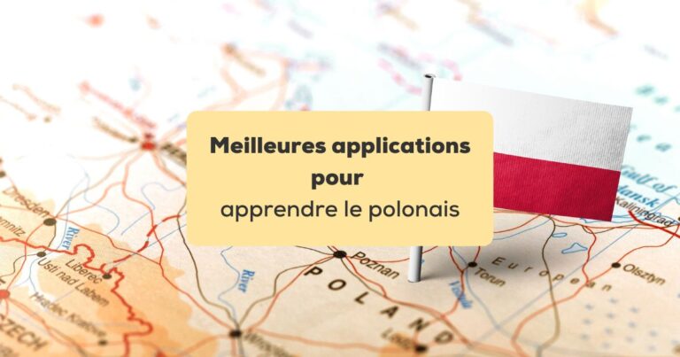 Applications Pour Apprendre Le Polonais Drapeau Miniature De La Pologne Planté Sur Une Carte De La Pologne
